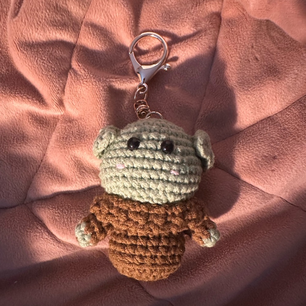 Crocheted The Child Key Chain/Bag Charm